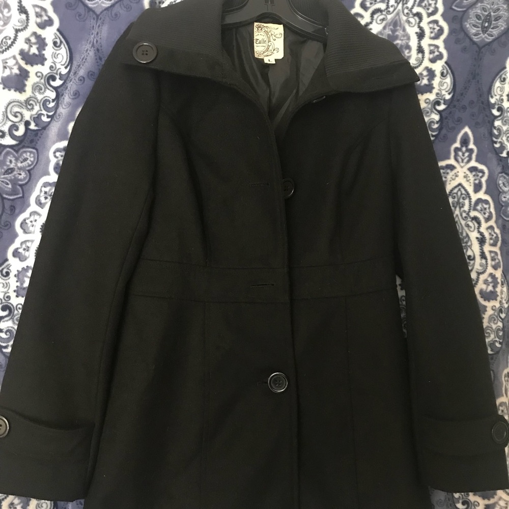 Black trench coat
